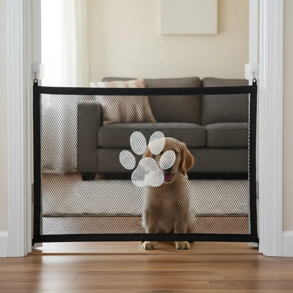 Puerta Malla De Seguridad Para Mascotas